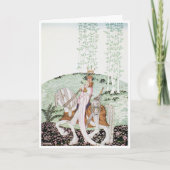 ケイ・ニールセン 彼が彼女をなだめて連れ下ろした カード (正面)