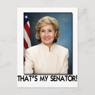 ケイ・ベイリー・ハチソン上院議員だ！ ポストカード