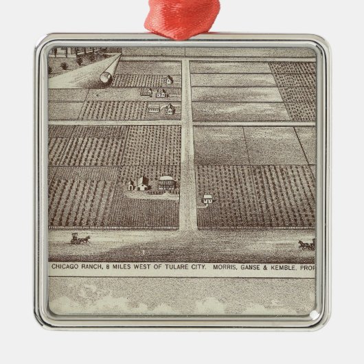 ケイ·ランチ·シカゴ メタルオーナメント (正面)