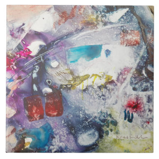 ケイCassillのセラミックタイル: "魚揚げ物" タイル