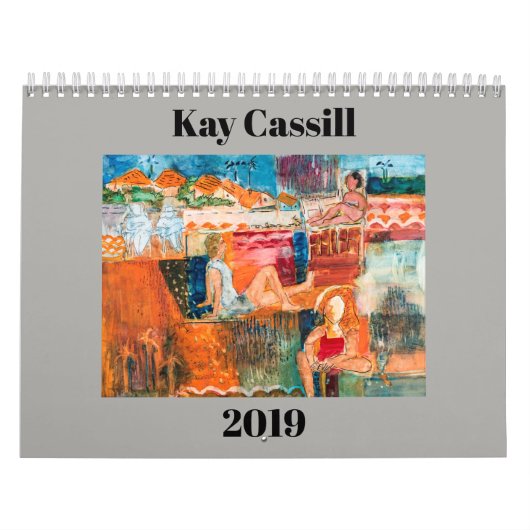 ケイCassill 2019のカレンダー- Cote d'Azurシリーズ カレンダー (カバー)