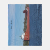 ケイE.バーカー毛布 フリースブランケット (正面)