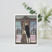 ケイNielsen – パウダーとクリノリン ポストカード (スタンド正面)