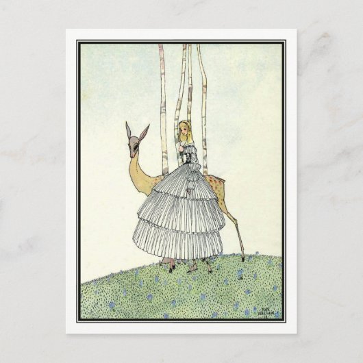 ケイNielsen – パウダーとクリノリン ポストカード (正面)