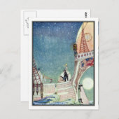 ケイNielsen – パウダーとクリノリン ポストカード (正面/裏面)