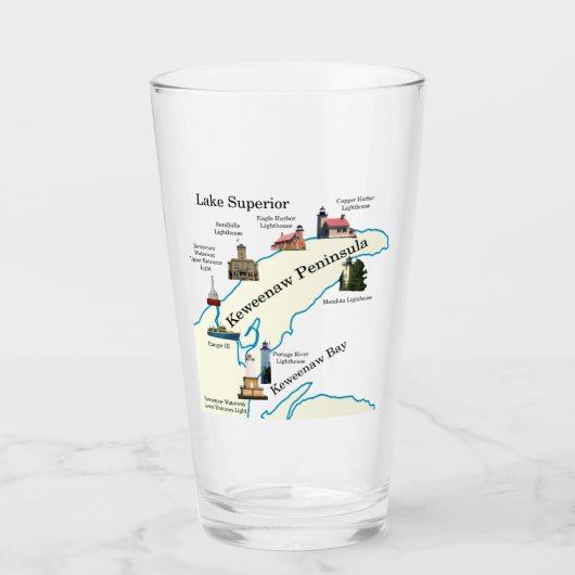 ケウィーナーペニンシュラライトハウスガラス タンブラーグラス (正面)