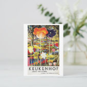 ケウケンホフガーデンズオランダチューリップヴィンテージハガキ ポストカード (スタンド正面)