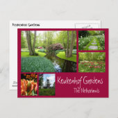 ケウケンホフガーデンズコラージュ ポストカード (正面/裏面)