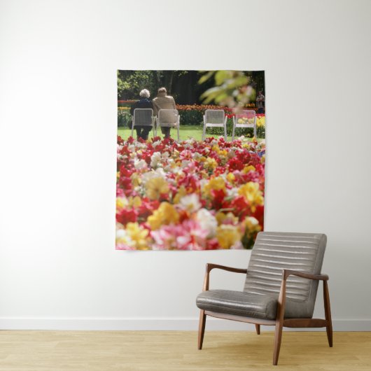 ケウケンホフ花パレード。 タペストリー (インサイチュ)