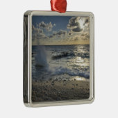 ケカリブのイマン諸島 クラッシュ波 メタルオーナメント (右)