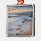 ケカリブのイマン諸島 クラッシュ波 メタルオーナメント (左)