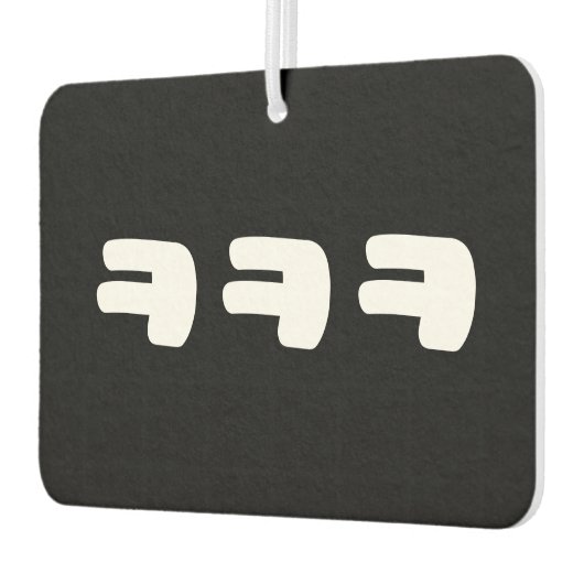 ケケケ朝ㅋㅋ鮮語 カーエアーフレッシュナー (左)