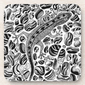 ケコと小石 コースター (正面)