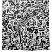 ケコと小石 シャワーカーテン (正面)