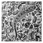 ケコと小石 タイル (正面)