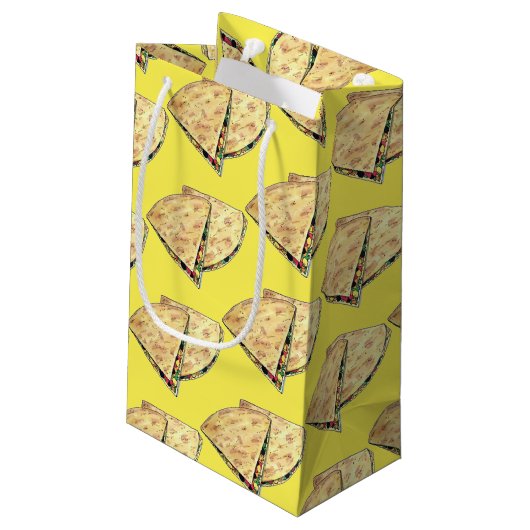 ケサディラメキシコ料理レストラン前菜 スモールペーパーバッグ (裏面アングル)