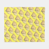 ケサディラメキシコ料理レストラン前菜 フリースブランケット (正面(横))