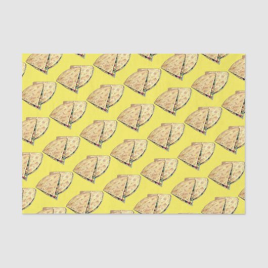 ケサディラメキシコ料理レストラン前菜 薄葉紙 (正面)