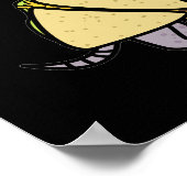 ケサディロおもしろいケサディラプンダークBG ポスター (角)