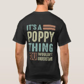 ケシい奴だ Tシャツ (裏面)