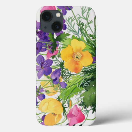 ケシおよびゼラニウム Case-Mate iPhoneケース (裏面)