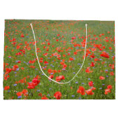 ケシおよびヤグルマギク ラージペーパーバッグ (裏面)