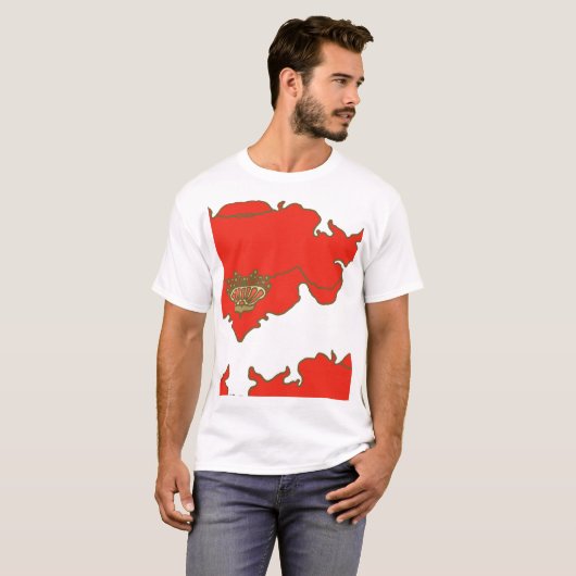 ケシおよび空のブロックのコピー Tシャツ (正面フル)