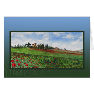 ケシが付いている城