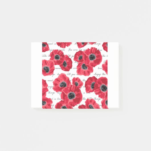 ケシが大好き ポストイット (正面)