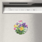 ケシとゲラニウム マグネット (インサイチュ (食洗機))