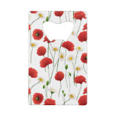 ケシとデイジー クレジットカード栓抜き (裏面)