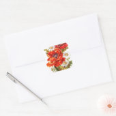 ケシとデイジー スクエアシール (封筒)