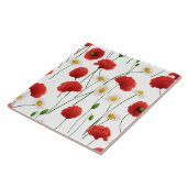 ケシとデイジー タイル (側面)