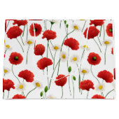 ケシとデイジー ラージペーパーバッグ (正面)