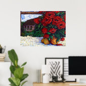 ケシと玉ねぎ ポスター (ホームオフィス)