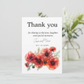 ケシと緋色の花びらセレナーデ サンキューカード (スタンド正面)