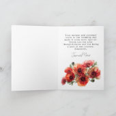 ケシと緋色の花びらセレナーデ サンキューカード (内部)