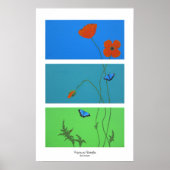 ケシと蝶 ポスター (正面)