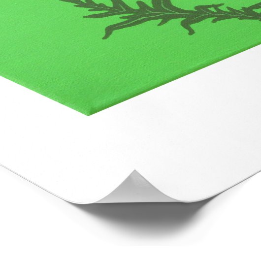 ケシと蝶 ポスター (角)