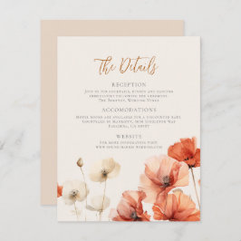 ケシと野の花詳細結婚 シーズンカード