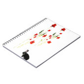 ケシによってはバニーウサギの花柄が開花します ノートブック (左側)