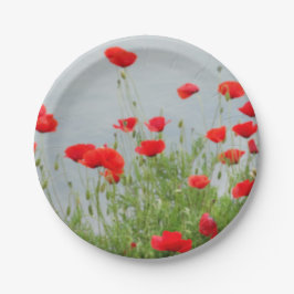 ケシによっては写真のカスタムな紙皿7がinに開花します ペーパープレート