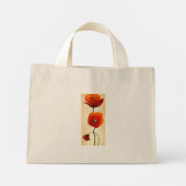 ケシに隠れるカエル ミニトートバッグ (裏面)