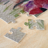 ケシのある野草 ジグソーパズル (側面)