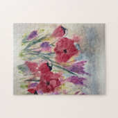 ケシのある野草 ジグソーパズル (横)