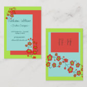 ケシのおもしろいのトレンディー 名刺 (正面/裏面)