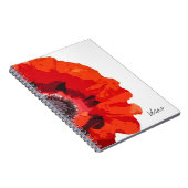 ケシのアイディアのノート ノートブック (右側)