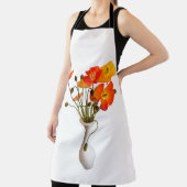 ケシのエプロンの花瓶 エプロン (インサイチュ)
