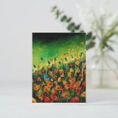 ケシのオレンジ459080 ポストカード (スタンド正面)