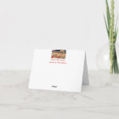 ケシのサンキューカードの英国のコテージ サンキューカード (裏面)